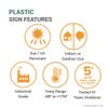 ComplianceSigns.com Driver Uses Electronic Log Sign, 10x7 in. Plastic for Transportation