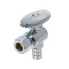 XFITTING 20 Pcs. 3/8" OD Compression x 1/2" Pex Angle Valve, Pex B Valve