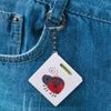 Azeeda 'Ladybird' Keyring Tape Measure/Spirit Level Tool (KM00016312)