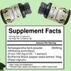Ashwagandha with Black Pepper Extract  Organic  3000 MG Extra Strength