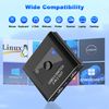 USB Switch, USB 3.0 Switcher 2 in 2 Out, Switcher 2 computers Sharing 2 Devices for Printer, Keyboard, Scanner, Mouse, Compatible with Mac/Win/Linux