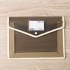 A4 7 Colors PCS Thickened Transparent File Bag Mesh Bag PP Plastic Material Plas