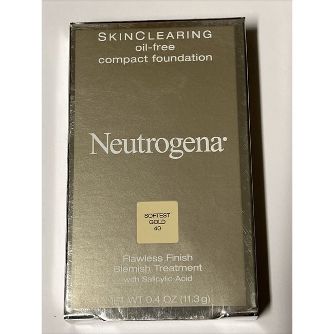 Neutrogena Skin Clearing Compact Foundation, #40 Softest Gold