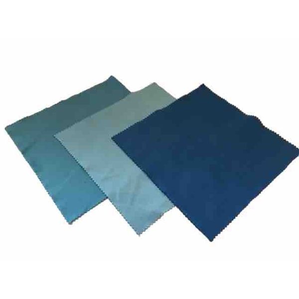 NEW 3 Pack Blue Microfiber Cleaning Clothes Eyeglasses Electronic Cameras