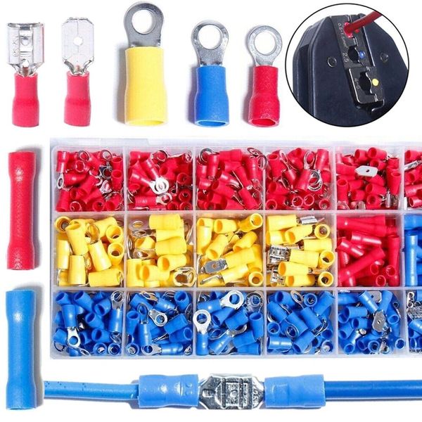 545PCS ASSORTED INSULATED ELECTRICAL WIRE CRIMP TERMINAL SPADE CONNECTOR SET KIT
