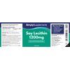 Lecithin 1200 mg Capsules | High Purity Soy Lecithin | 240 Capsules | GMP Certified & Made in the UK | Naturally Available in the Body | Essential Source of Phospholipids