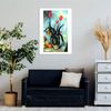 Spiffing Prints Paul Cezanne - Blue Room and Vase - Small - Matte - Framed