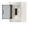 Surface-Mounted Small Distribution/Fuse Box/Distribution Box Surface-Mounted IP40 2,4,6,8,12,16,24,36 Module, 1,2,3-row with DIN Rail + PE/N Terminals