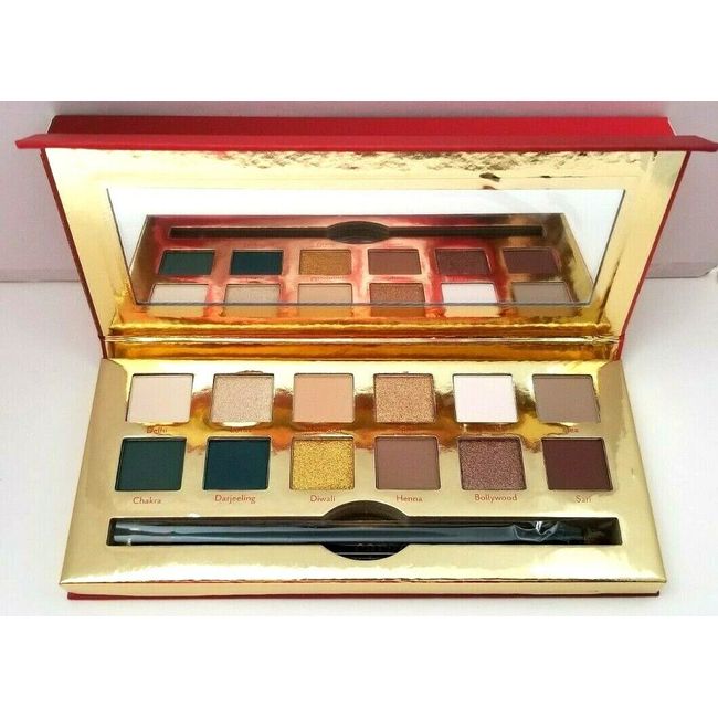 CARGO COSMETICS NAMASTAY IN INDIA EYE SHADOW PALETTE 12 Shadows, 1 Dual Brush