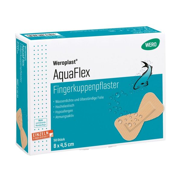 Weroplast AquaFlex Fingerkuppenpflaster, 50 Stk/Pkg