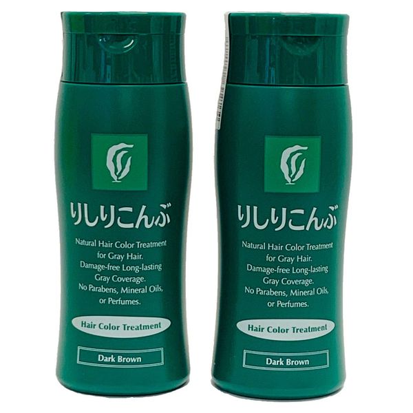 Rishiri Hair Coloring Treatment 200g Dark Brown 2set