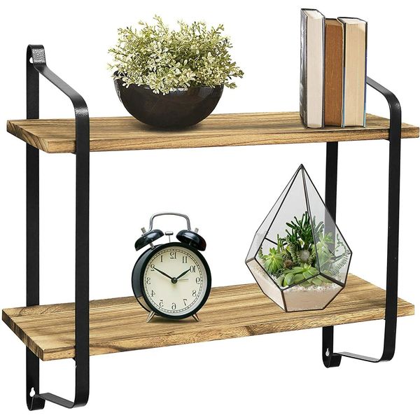 Extra Large Pine Wood Floating Shelf Wall Mounted for Bedroom Bathroom Kitchen
