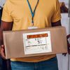 4.5" x 5.5" Packing List Envelope W/Message"Invoice Enclosed" Orange Panel Face Pack of 2000