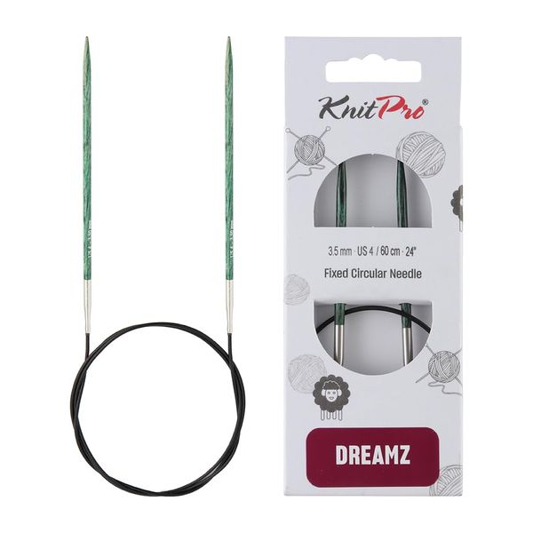 KnitPro Dreamz Fixed Circular Needles 24" (60cm) | Size 3.50mm