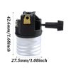 Runseaway 3PCS 3-Way Lamp Socket Replacement, E26 Medium Base Interior, 2-Circuit Incandescent Lamp Holder with Removable Turn Knob