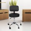 Rolling Stool Adjustable Hydraulic Massage Spa Salon Stool Chair with Back Rest
