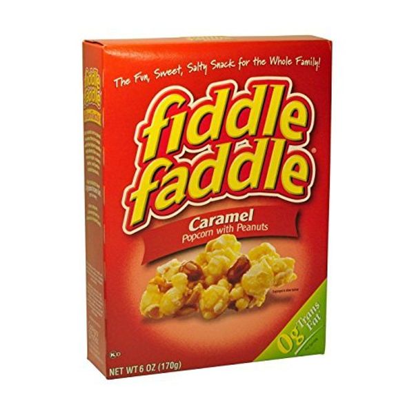 Fiddle Faddle Caramel Popcorn With Peanuts, 6 Oz