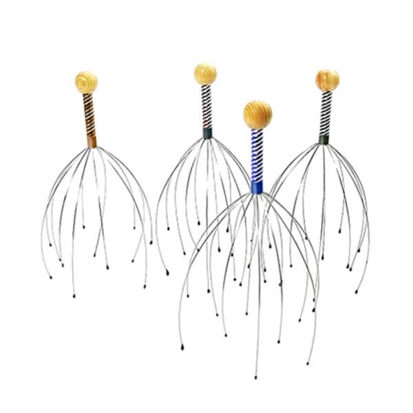 Portable cool scalp massager acupressure self