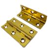 2X Solid Brass Butt Hinges, 50mm/2" Cabinet Cupboard Door Hinge