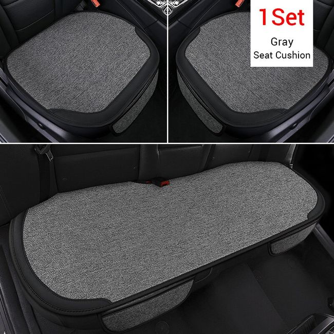 Linen Car Seat Covers For All Seasons Premium Flax Vehicle Seat