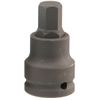 Genius Tools 819+3940 1" Dr. 5/8" Hex Bit Socket 85Mml