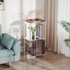Acrylic Record Player Stand, 3-Tier Clear Turntable Table with Vinyl Record Stor