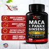 MACA ROOT EXTRACT WITH KOREAN PANAX GINSENG EXTRACT - 120 VEGGIE CAPSULES