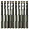 10PC 5/16" x 4" SDS Plus Rotary Hammer Drill Bits Concrete Masonry Carbide Tip