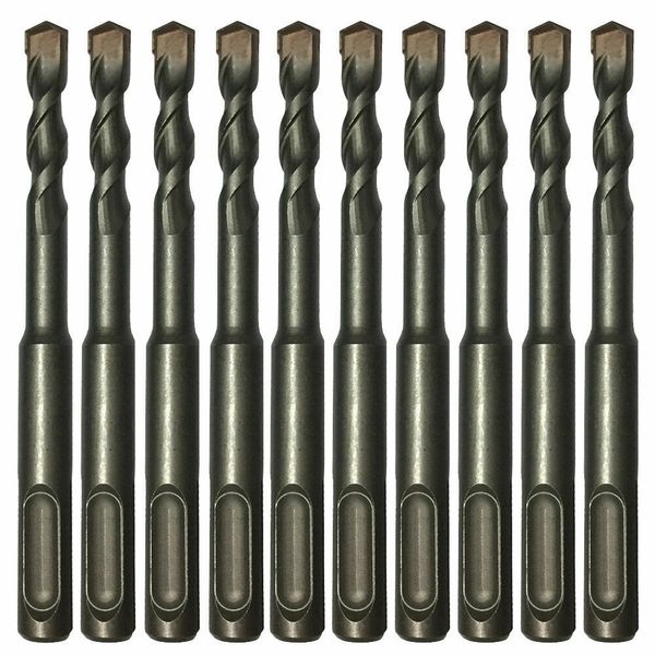 10PC 5/16" x 4" SDS Plus Rotary Hammer Drill Bits Concrete Masonry Carbide Tip