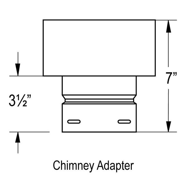 M&G DuraVent 3PVP-X8 Duravent Inner Diameter-PelletVent Pro Type L Chimney Pipe-Double, Black