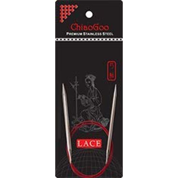 ChiaoGoo Red Lace Fixed Circular 24in (60cm) Long 3.5mm (US4)