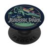Jurassic Park Retro Circle Color Stripes PopSockets Adhesive PopGrip