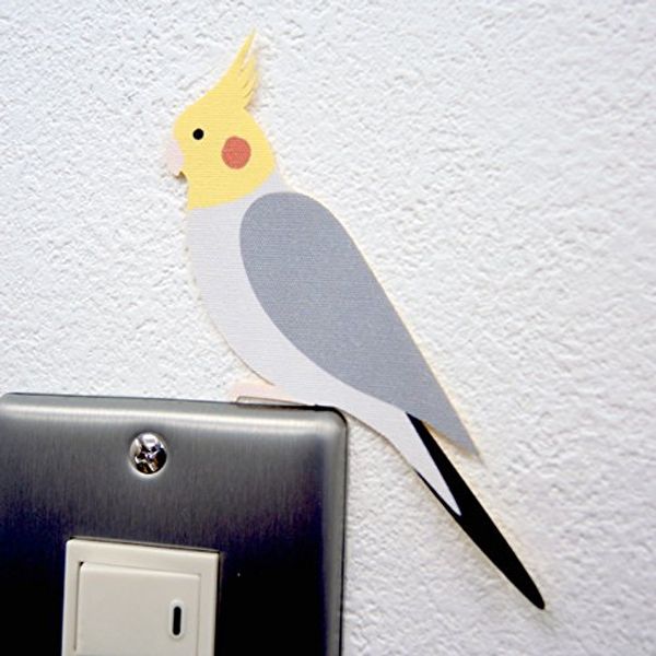 Wall Decals Bird Life Color "cockateal Gray"