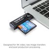 Integral USB 3.0 High Speed Slimline CFAST 2.0 Card Reader - Black
