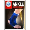 2 x Elasticated Blue Ankle Supports