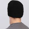 Hot Leathers 2nd Amendment Skull Knit Hat (Black, One Size)