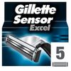 GILLETTE BLADES SENSOR EXCEL - 5 PCS