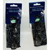 2 MAGNIVISION Reading Eye Glasses BLACK Design Plastic Frames Cloth Case +1.50