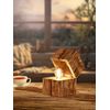 Trio 514110130 Treasure Table Light, Natural Wood