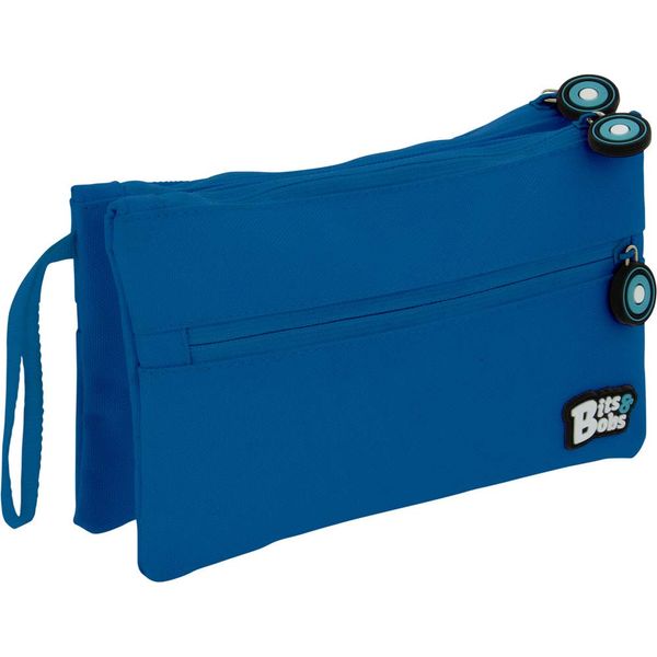 Grafoplás 37545330 Double Flat Case, Blue, 21 x 12 cm, Bits & Bobs