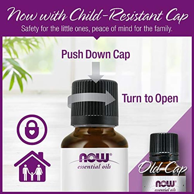 NOW Essential Oils, Lavender Oil, Soothing Aromatherapy Scent, Steam  Distilled, 100% Pure, Vegan, Child Resistant Cap, 4-Ounce