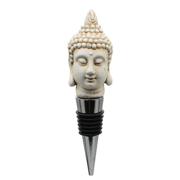 Wine Bottle Stopper Buddha Shakyamuni Statue Beverage Wine Cork For Home Deco...