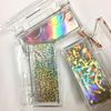100pcs Empty Eyelashes Packaging Box Acrylic Lash Storage Eyelash Holder case