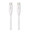 Elecom MPA-CC1G10WH USB Type-C & Type-C Cable, USB PD Compatible, 100W, 3.3 ft (1 m), White