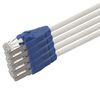 1aTTack.de Patchkabel CAT 6a easy pull Weiß - 5 Stück - 1m
