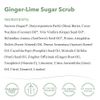emerginC Scientific Organics Ginger-Lime Sugar Scrub - Exfoliating Body Scrub with Vitamin E + Moisturizing Shea Butter, Ginger Root Oil + Coconut Oil - Removes Dead Skin (8 oz)