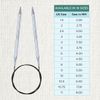 KnitPro Nova Cubics Fixed Circular Needles 40" (100cm) | 7.00mm