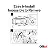 OMAC Wheel Lock Kit for Ford Ranger M12X1,5 Nut Galvanized Silver 4Locks & 1Key