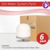 Max Water System Replacement Ceramic Dome Zen Water Filter 0.5-1 micron  6 pack 