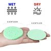 Pack of 10 compressed face sponges
